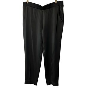 Haider Ackermann High Rise Cropped Highwater Trouser Pants Black Pockets 12